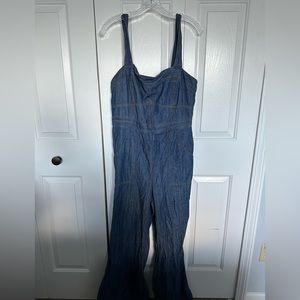 ANTHROPOLOGIE denim jumpsuit